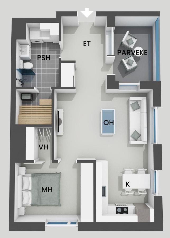 טמפרה "Kanava" - New 1Br Apartment With Sauna, Balcony & Views, Hosted By 2Ndhomes מראה חיצוני תמונה